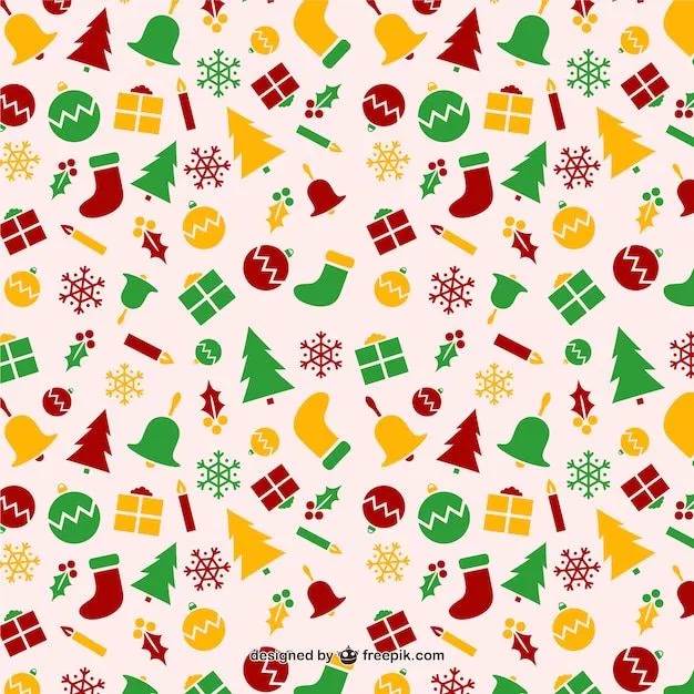 Patrón editable de Navidad | Descargar Vectores gratis Patrón editable de Navidad | Descargar Vectores gratis