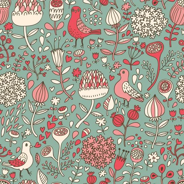 Patrón floral inconsútil con los pájaros para fondos de pantalla ... Patrón floral inconsútil con los pájaros para fondos de pantalla ...