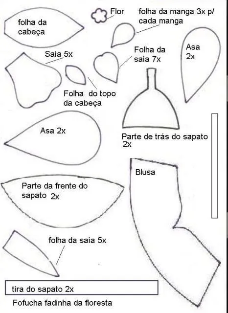 Fofuchas patrones gratis - Imagui