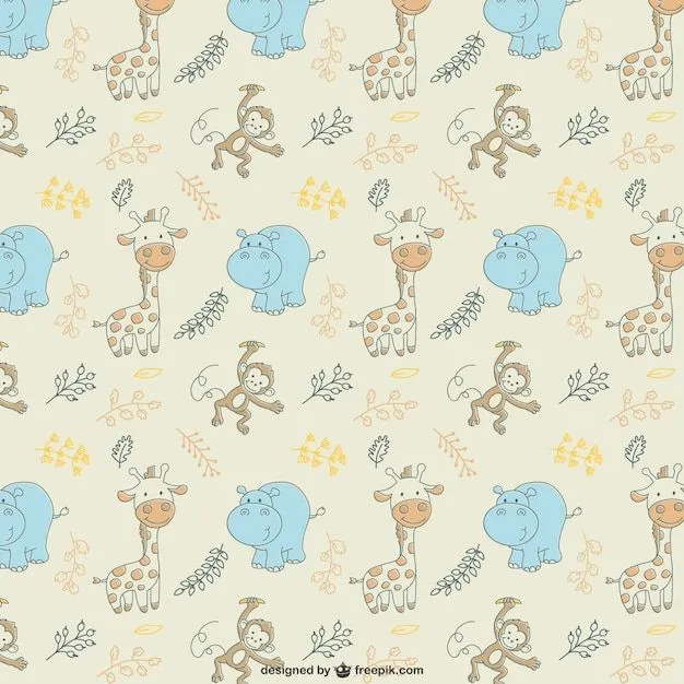 Patrón de fondo animales simpáticos | Descargar Vectores gratis