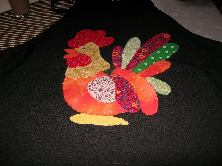 Patron para hacer un gallo en fieltro - Imagui