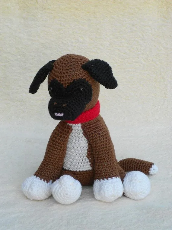 Patrón de ganchillo perrito Boxer perrito Bouvier por wolgeit Patrón de ganchillo perrito Boxer perrito Bouvier por wolgeit