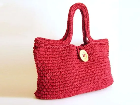 Patrón de gancho para bolso con puntada tapiz. por chabepatterns