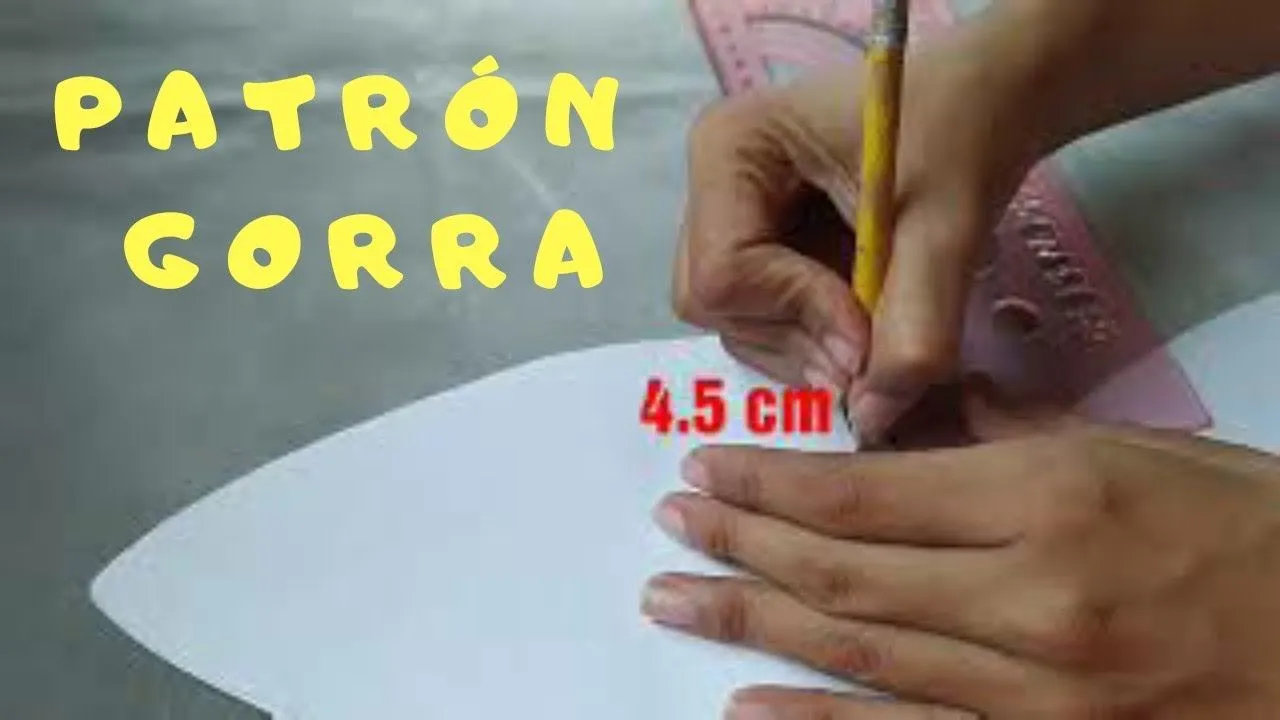Como hacer el patrón de una gorra paso a paso - YouTube Como hacer el patrón de una gorra paso a paso - YouTube