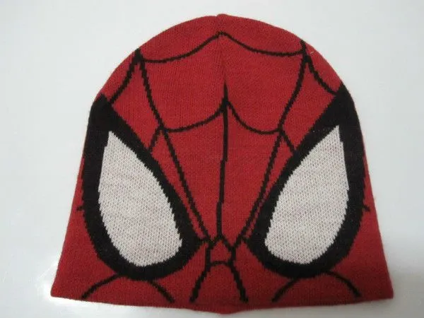 Gorro de tejido hombre araña - Imagui