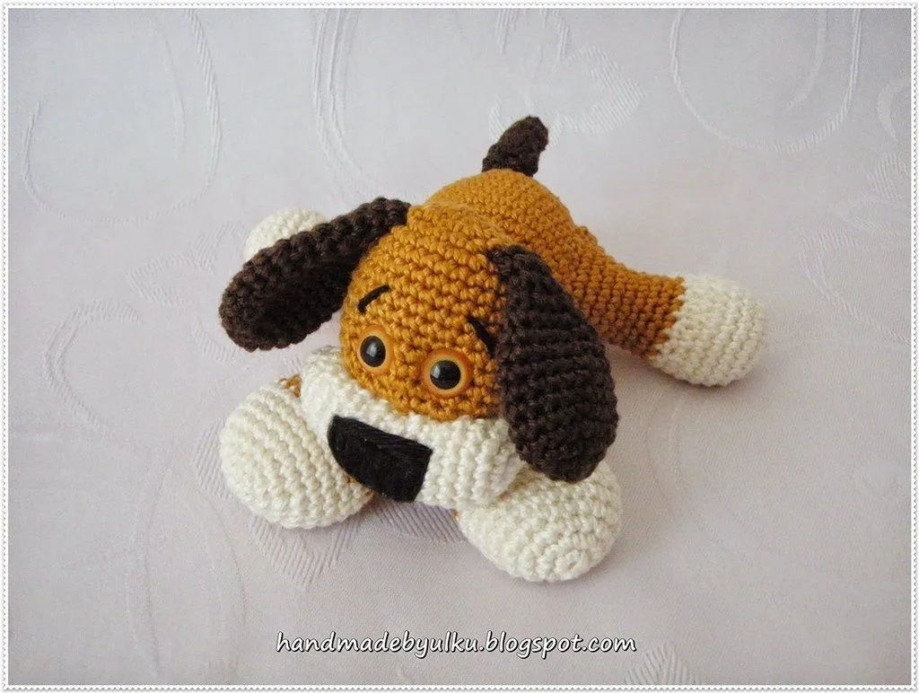 Patrón gratis amigurumi de perro precioso - amigurumis y más Patrón gratis amigurumi de perro precioso - amigurumis y más