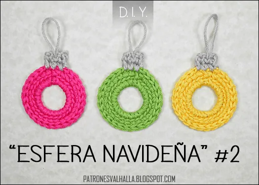 Patrón Gratis: Esfera Navideña a Crochet #2 | PATRONES VALHALLA ... Patrón Gratis: Esfera Navideña a Crochet #2 | PATRONES VALHALLA ...