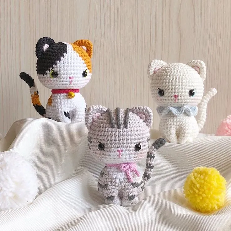 PATRÓN GRATIS de Gato Amigurumi paso a paso en español - Crochetisimo | Patrón de ganchillo gato, Gato amigurumi, Animales amigurumi de crochet PATRÓN GRATIS de Gato Amigurumi paso a paso en español - Crochetisimo | Patrón de ganchillo gato, Gato amigurumi, Animales amigurumi de crochet