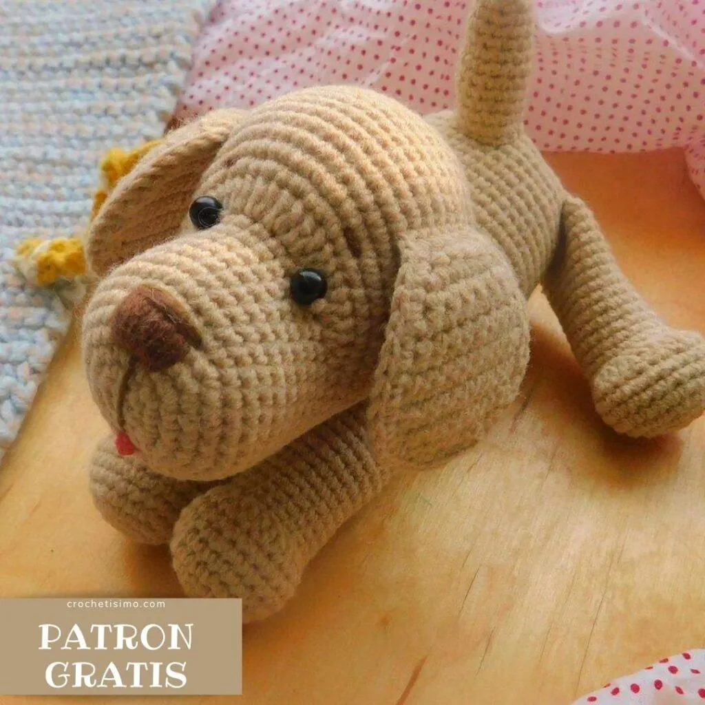 PATRON GRATIS Perro Bruno Amigurumi paso a paso - Crochetisimo PATRON GRATIS Perro Bruno Amigurumi paso a paso - Crochetisimo