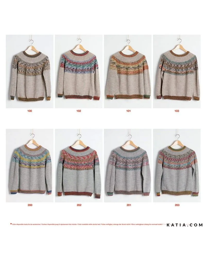 Patrón Jersey Mujer Circular