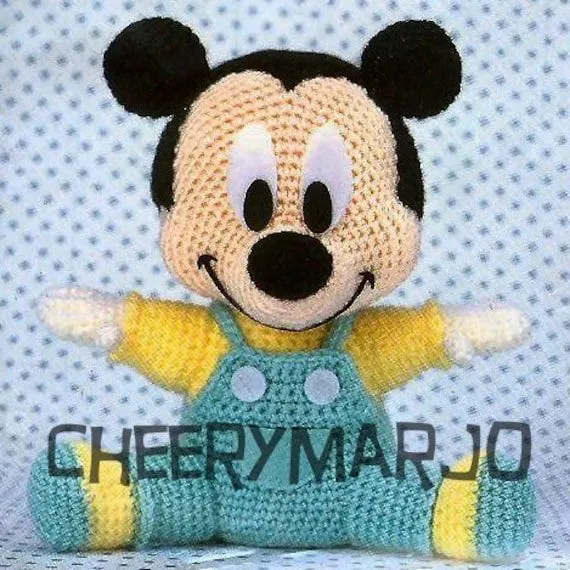 Mickey Mouse amigurumi patron español - Imagui