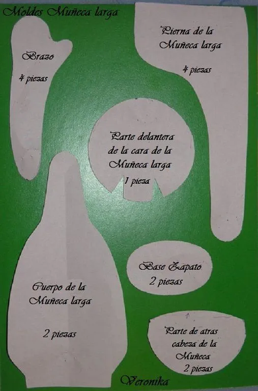 Patron muñeca - Imagui