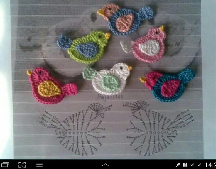 Patron de pajaritos al crochet | crochet | Pinterest | Croché Patron de pajaritos al crochet | crochet | Pinterest | Croché