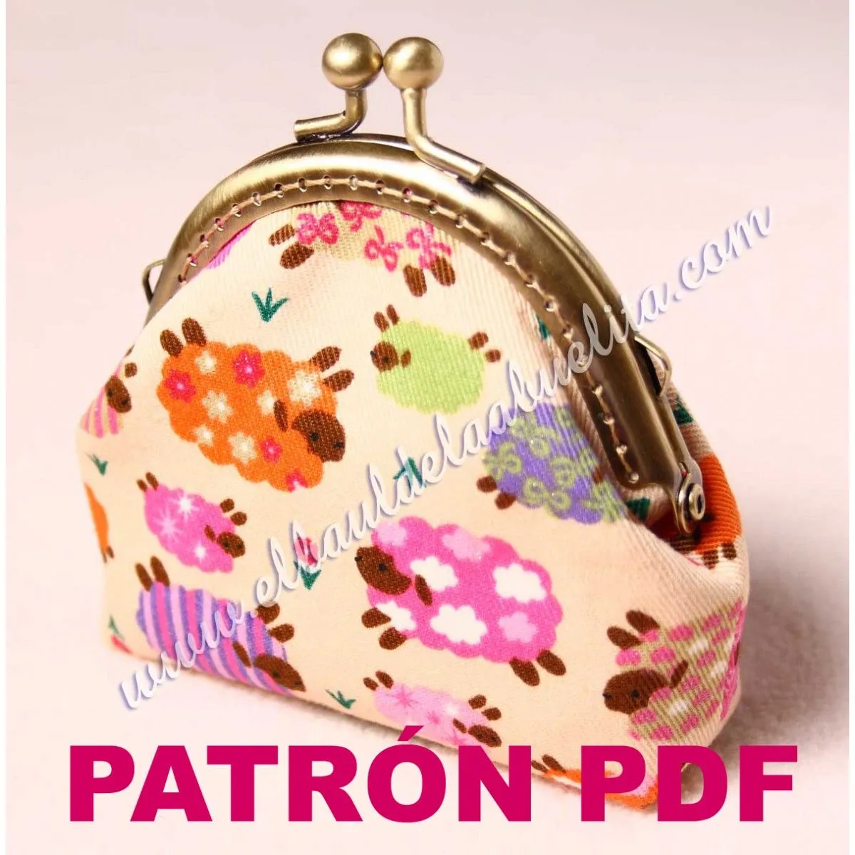 Patrón PDF - Monedero con boquilla Claudia - El Baúl de la Abuelita Patrón PDF - Monedero con boquilla Claudia - El Baúl de la Abuelita