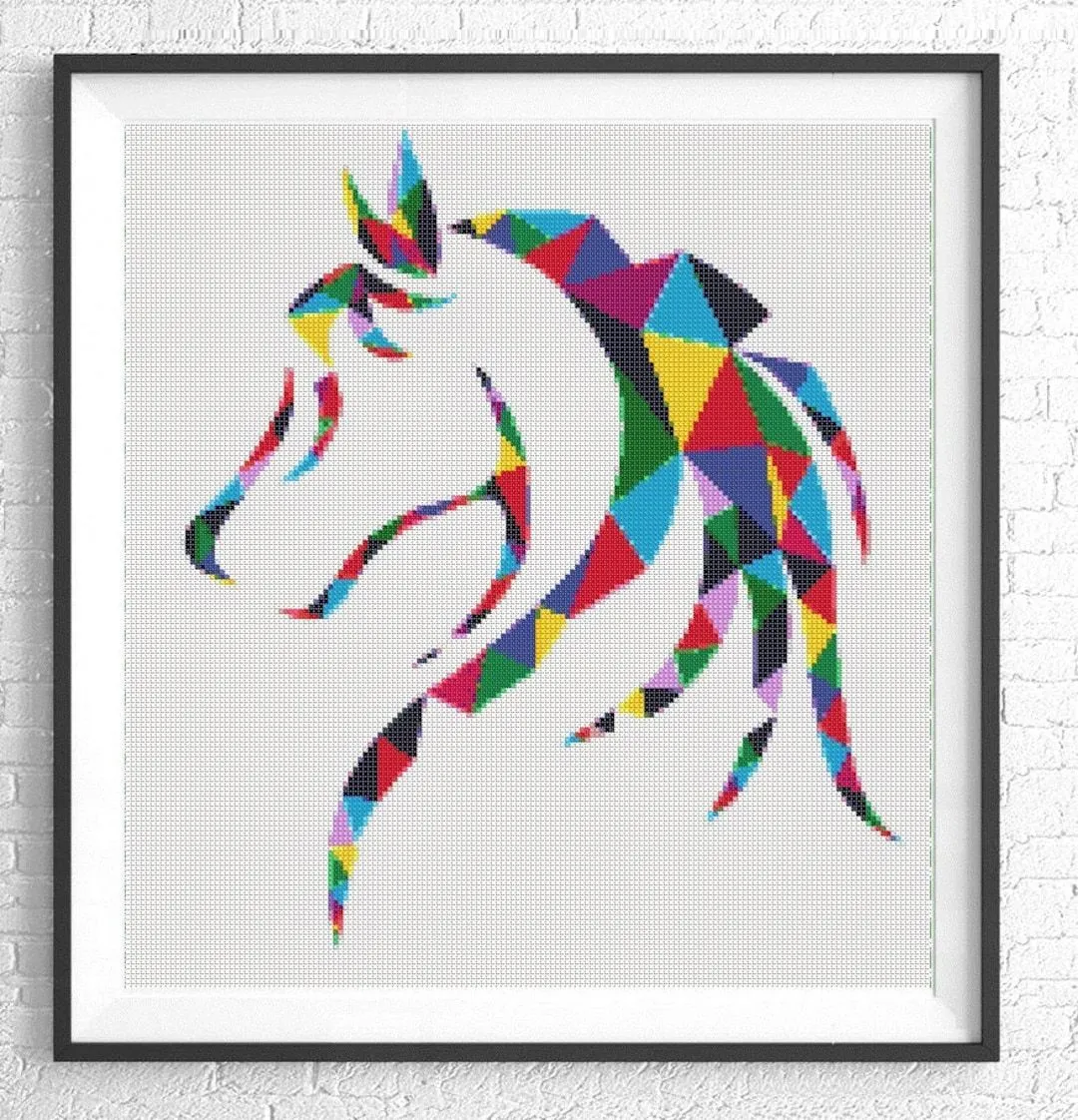 Patrón de punto de cruz de caballo punto de cruz de silueta - Etsy México Patrón de punto de cruz de caballo punto de cruz de silueta - Etsy México