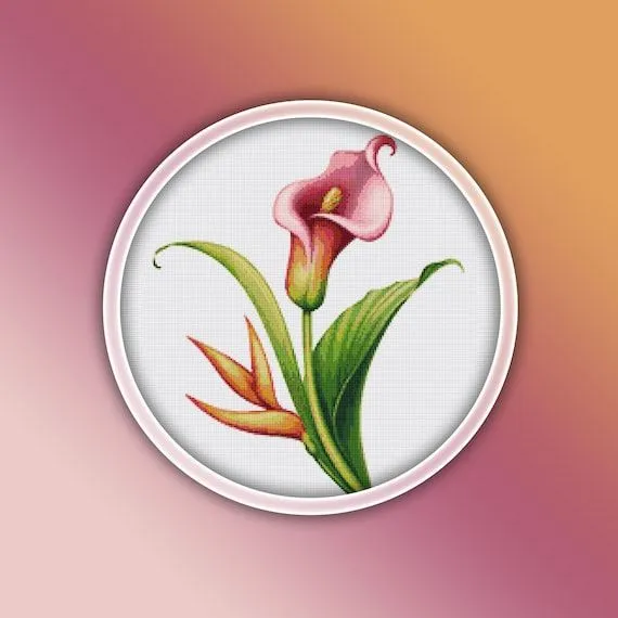 Patrón de punto de cruz de lirio 3 Descarga instantánea de PDF - Etsy México Patrón de punto de cruz de lirio 3 Descarga instantánea de PDF - Etsy México
