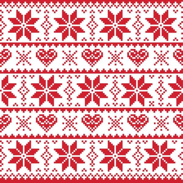 Patrón punto de Navidad, tarjeta - estilo scandynavian suéter ... Patrón punto de Navidad, tarjeta - estilo scandynavian suéter ...