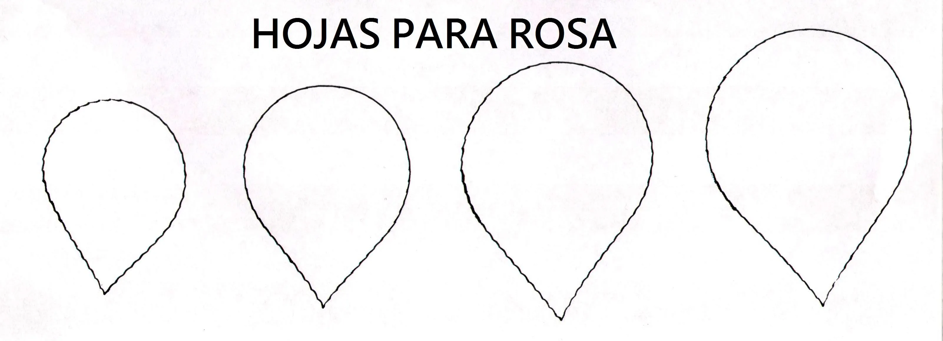 Moldes de petalos de flores - Imagui