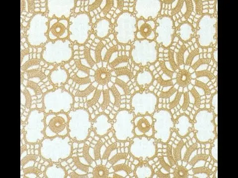 Patrón Para Tejer Cortina/Mantel Con Girándulas a Crochet - YouTube Patrón Para Tejer Cortina/Mantel Con Girándulas a Crochet - YouTube