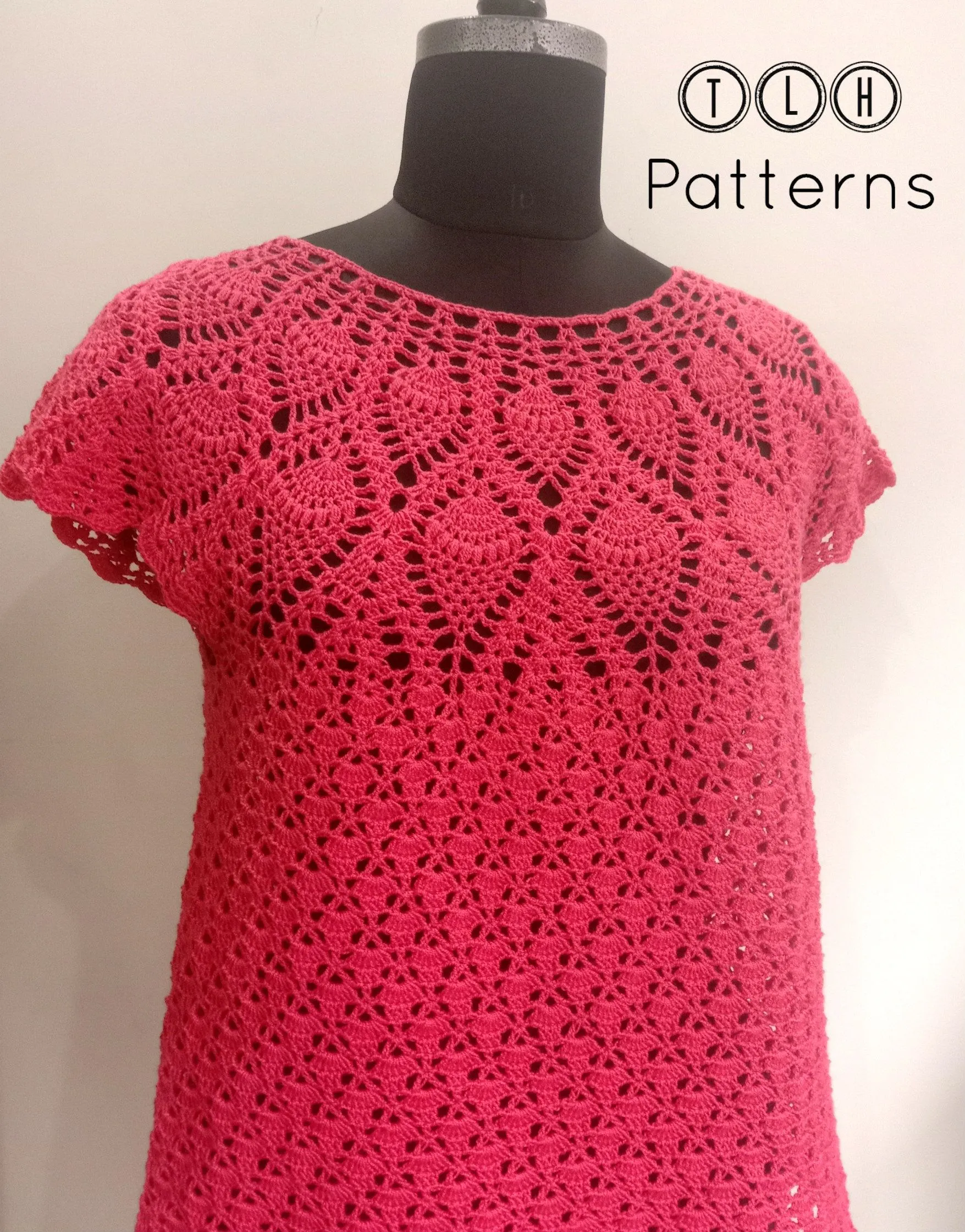 Patrón top crochet patrón punto piña crochet top verano - Etsy México Patrón top crochet patrón punto piña crochet top verano - Etsy México