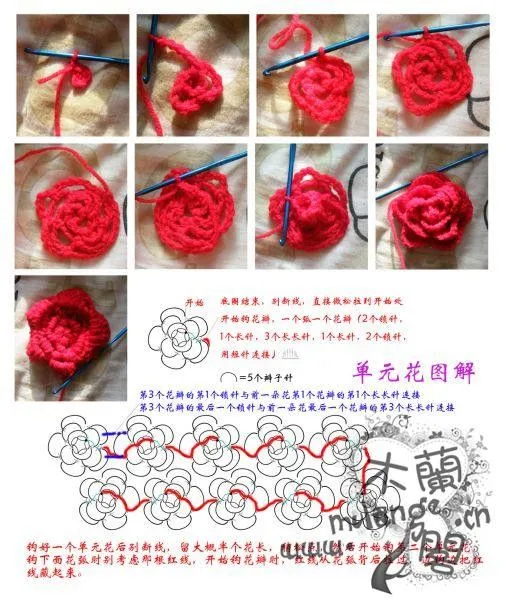 Patron y Tutorial Crochet Tecnica Rosas - Patrones Crochet Patron y Tutorial Crochet Tecnica Rosas - Patrones Crochet