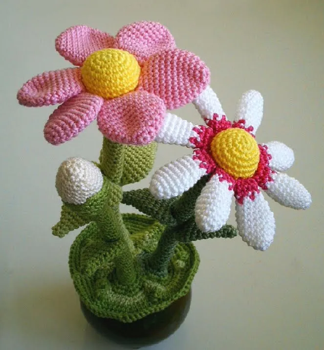 PATRONES AMIGURUMIS GRATIS: PATRON FLORES AMIGURUMI PATRONES AMIGURUMIS GRATIS: PATRON FLORES AMIGURUMI