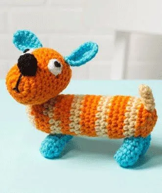PATRONES AMIGURUMIS GRATIS: PATRON PERRO