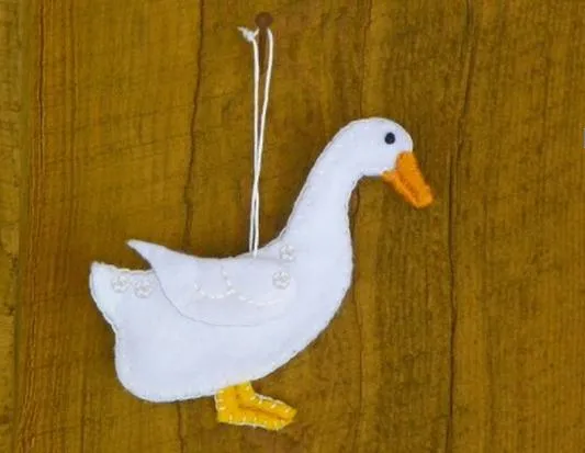 Pato | Broches de Fieltro | ideas y trucos para Broches de fieltro