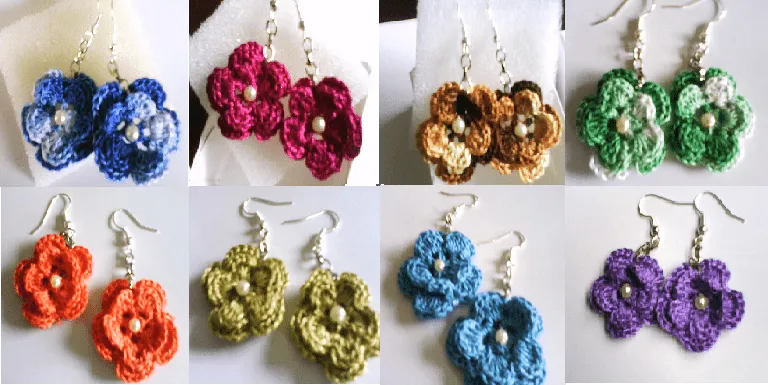 Jfr Artes: Aretes Tejidos...