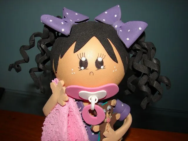 Como hacer fofuchas bebés sentadas - Imagui