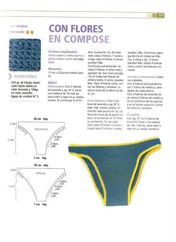patrones de bikinis/bañadores mujer a crochet | הלבשה תחתונה ובגדי ... patrones de bikinis/bañadores mujer a crochet | הלבשה תחתונה ובגדי ...