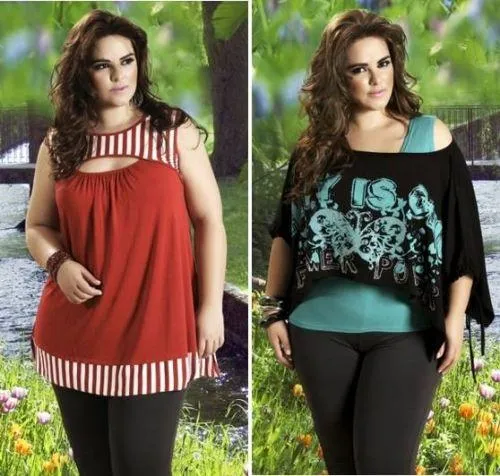 Blusas hermosas tallas extras | AquiModa.com: vestidos de boda ...