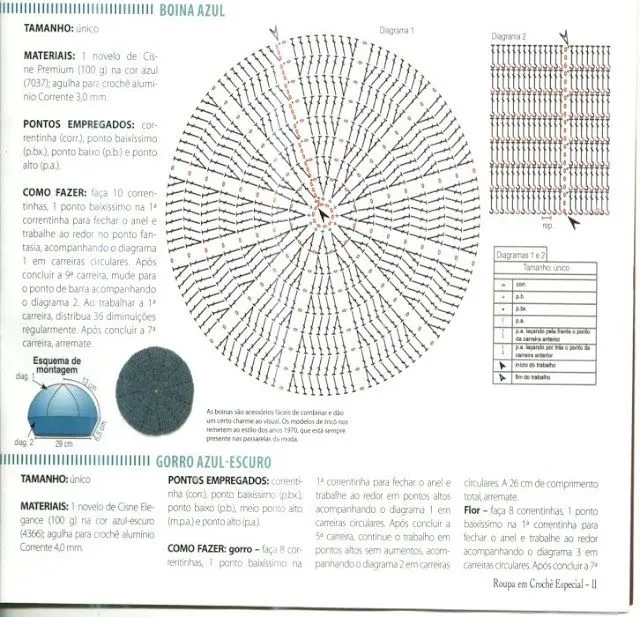 Patrones para hacer boina crochet - Imagui