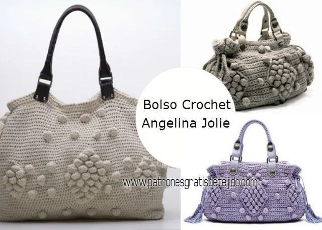 patrones de bolsa Angelina Jolie | Crochet y Dos Agujas ...