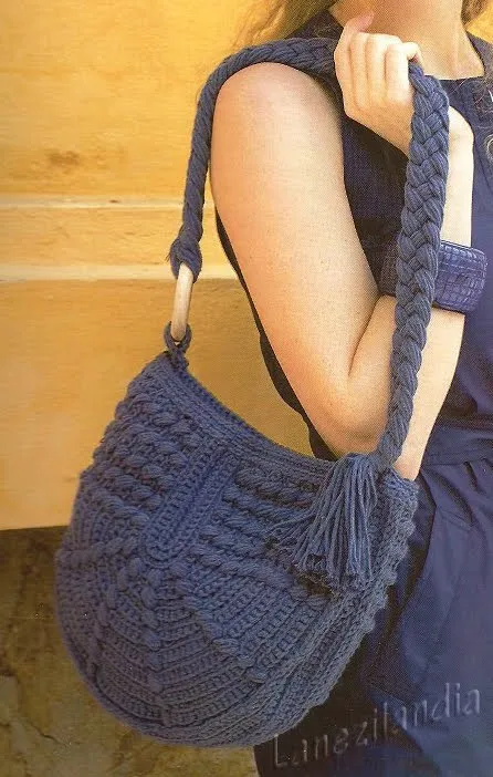 Patrones gratis de bolsos en crochet - Imagui