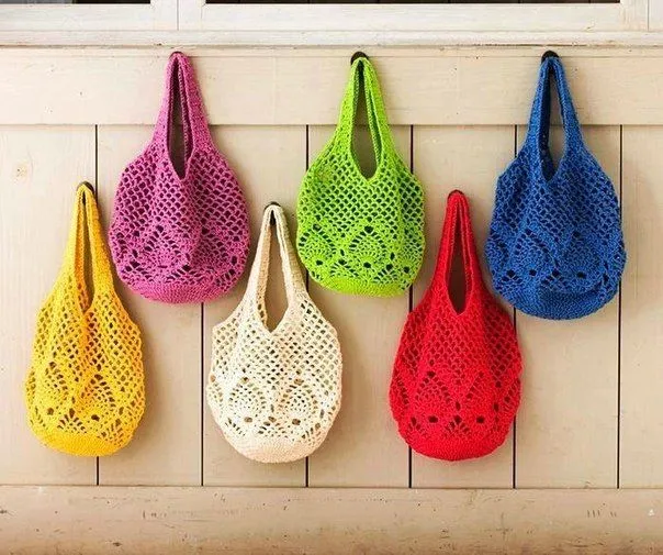 Patrones para hacer bolsos tejidos a crochet - Patrones para hacer bolsos tejidos a crochet -