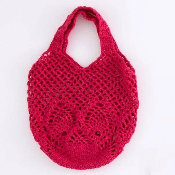 Patrones para hacer bolsos tejidos a crochet - Patrones para hacer bolsos tejidos a crochet -