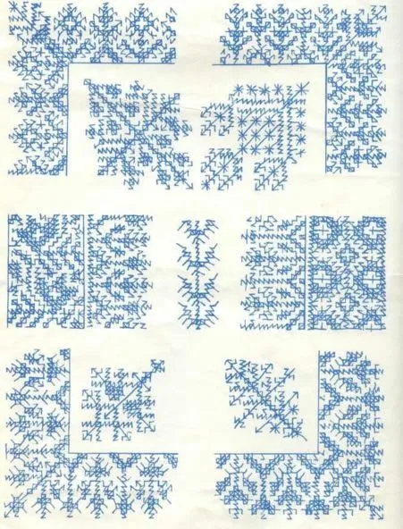 Patrones para bordar en punto marroquí | Artesanía de Marruecos ...