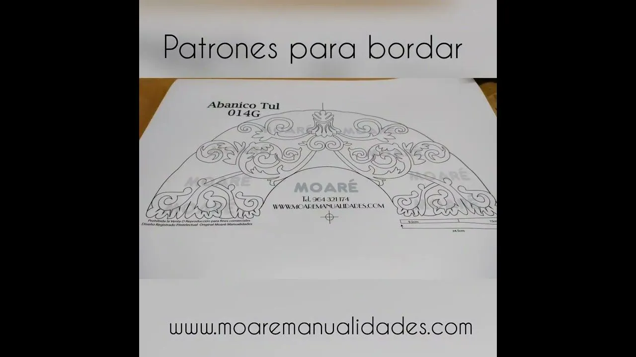 patrones para bordar en tul - YouTube