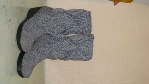 PATRONES DE BOTAS TEJIDAS A CROCHET - Imagui | Botas, pantuflas y ... PATRONES DE BOTAS TEJIDAS A CROCHET - Imagui | Botas, pantuflas y ...