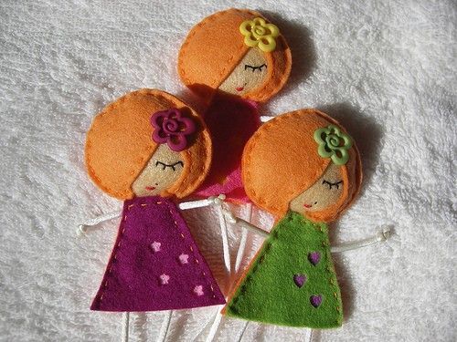 Patrones de broches de fieltro de muñecas - Imagui Patrones de broches de fieltro de muñecas - Imagui