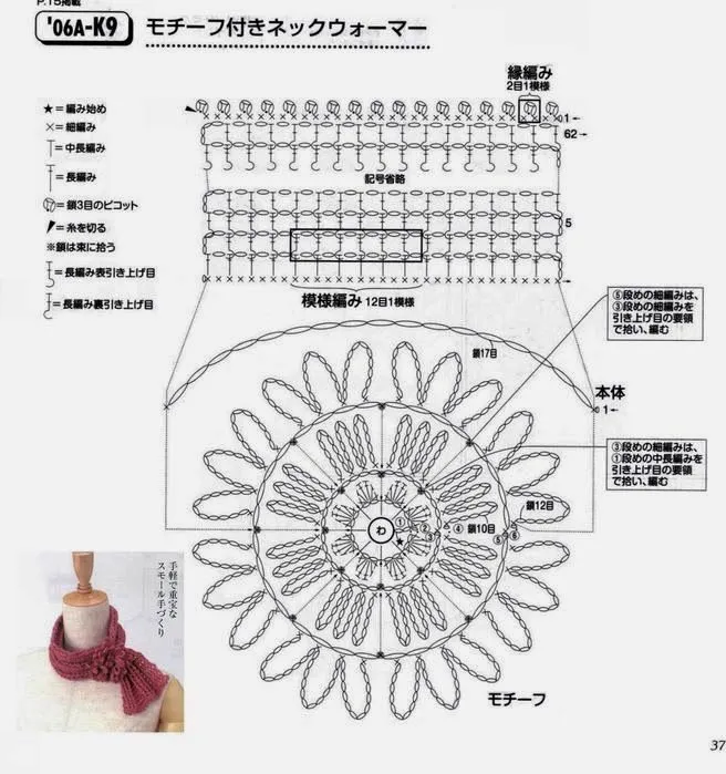 Patrones de bufandas tejidas - Imagui Patrones de bufandas tejidas - Imagui