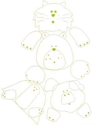 aqui os dejo este patron tan simpatico de animalitos, para fieltro o ... aqui os dejo este patron tan simpatico de animalitos, para fieltro o ...