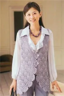 Patrones de chalecos tejidos modernos - Imagui Patrones de chalecos tejidos modernos - Imagui