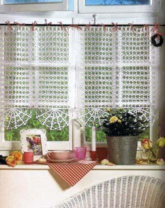 Cortinas de ganchillo | Portaldelabores.com | Portal de labores ... Cortinas de ganchillo | Portaldelabores.com | Portal de labores ...
