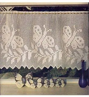 Bonitas Cortinas a crochet | Solountip.