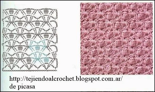 PATRONES - CROCHET - GANCHILLO - GRAFICOS: DIAGRAMAS, PATRONES ...