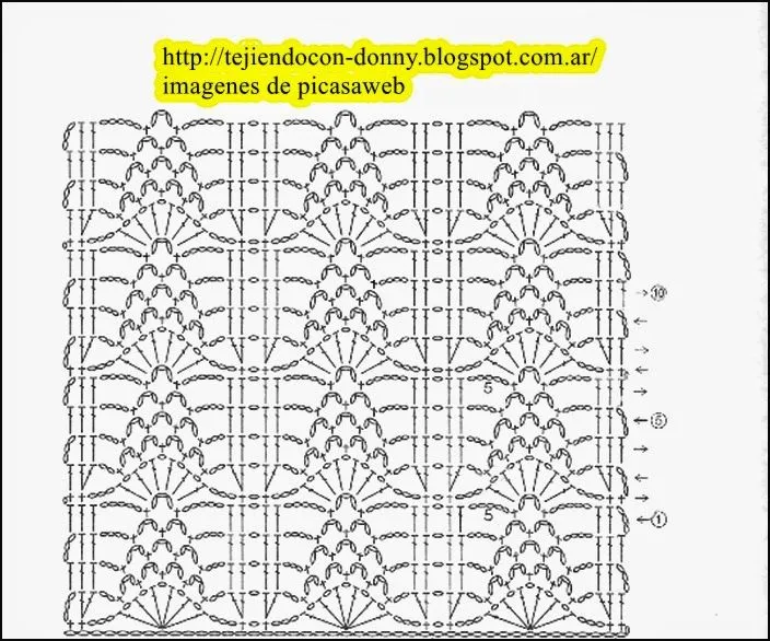 PATRONES - CROCHET - GANCHILLO - GRAFICOS: PUNTOS PARA TEJER A ... PATRONES - CROCHET - GANCHILLO - GRAFICOS: PUNTOS PARA TEJER A ...