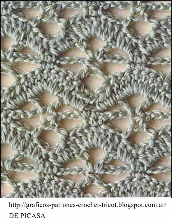 PATRONES - CROCHET - GANCHILLO - GRAFICOS: PUNTOS PARA TEJER A CROCHET PATRONES - CROCHET - GANCHILLO - GRAFICOS: PUNTOS PARA TEJER A CROCHET