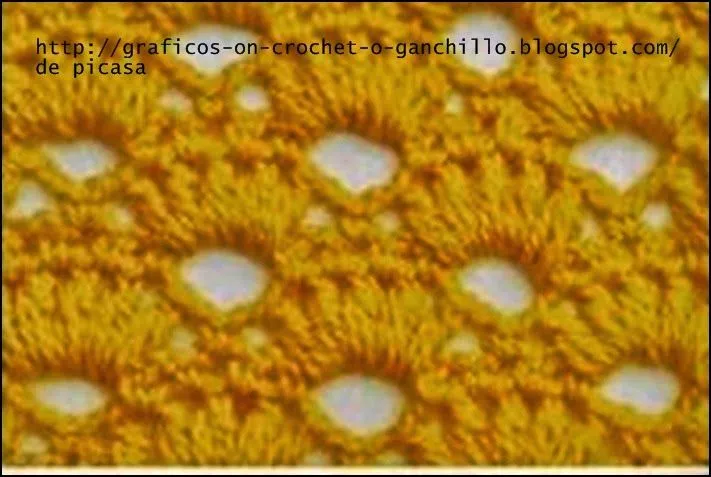 PATRONES - CROCHET - GANCHILLO - GRAFICOS: PUNTOS PARA TEJER A CROCHET PATRONES - CROCHET - GANCHILLO - GRAFICOS: PUNTOS PARA TEJER A CROCHET